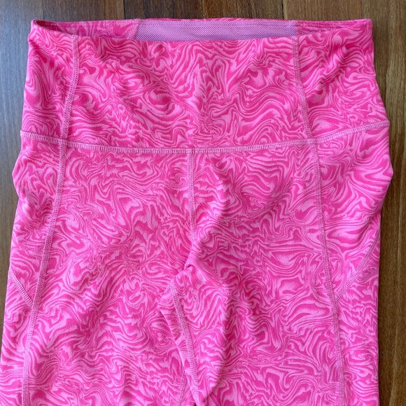 Under Armour Sz S High Rise Pink Leggings - Picture 4 of 9